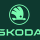 A green render of the new Skoda logo